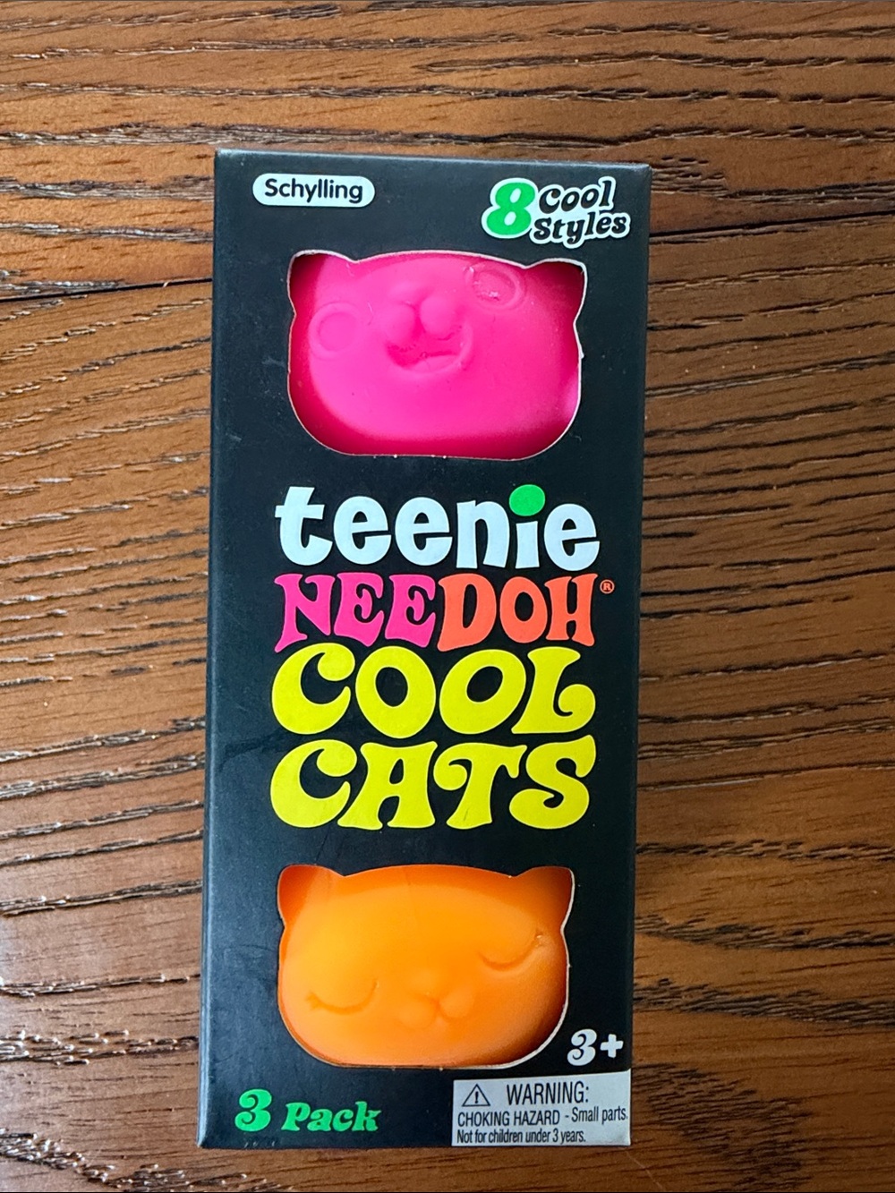 Nee Doh Teenie Cool Cats 3-Pack